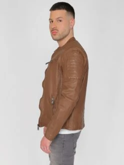 Mustang Leren Jassen Tussenjas 31021311 Heren Cognac -Jack & Jones Winkel c08ad702510212d93e12f0efa033558d