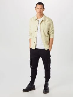 URBAN CLASSICS Spijkerjassen Regular Fit Tussenjas Heren Pasteelgeel -Jack & Jones Winkel c2111165f42f6b75f524b44f75c62b4f