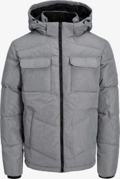 Jack & Jones Winterjassen Winterjas Mason Heren Grijs