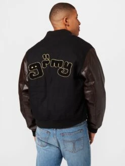 GRIMEY Leren Jassen Tussenjas LUST MANTRA Heren Zwart 10 GRIMEY Leren Jassen Tussenjas LUST MANTRA Heren Zwart -Jack & Jones Winkel c83d3b4d463f099d227c66532d777634