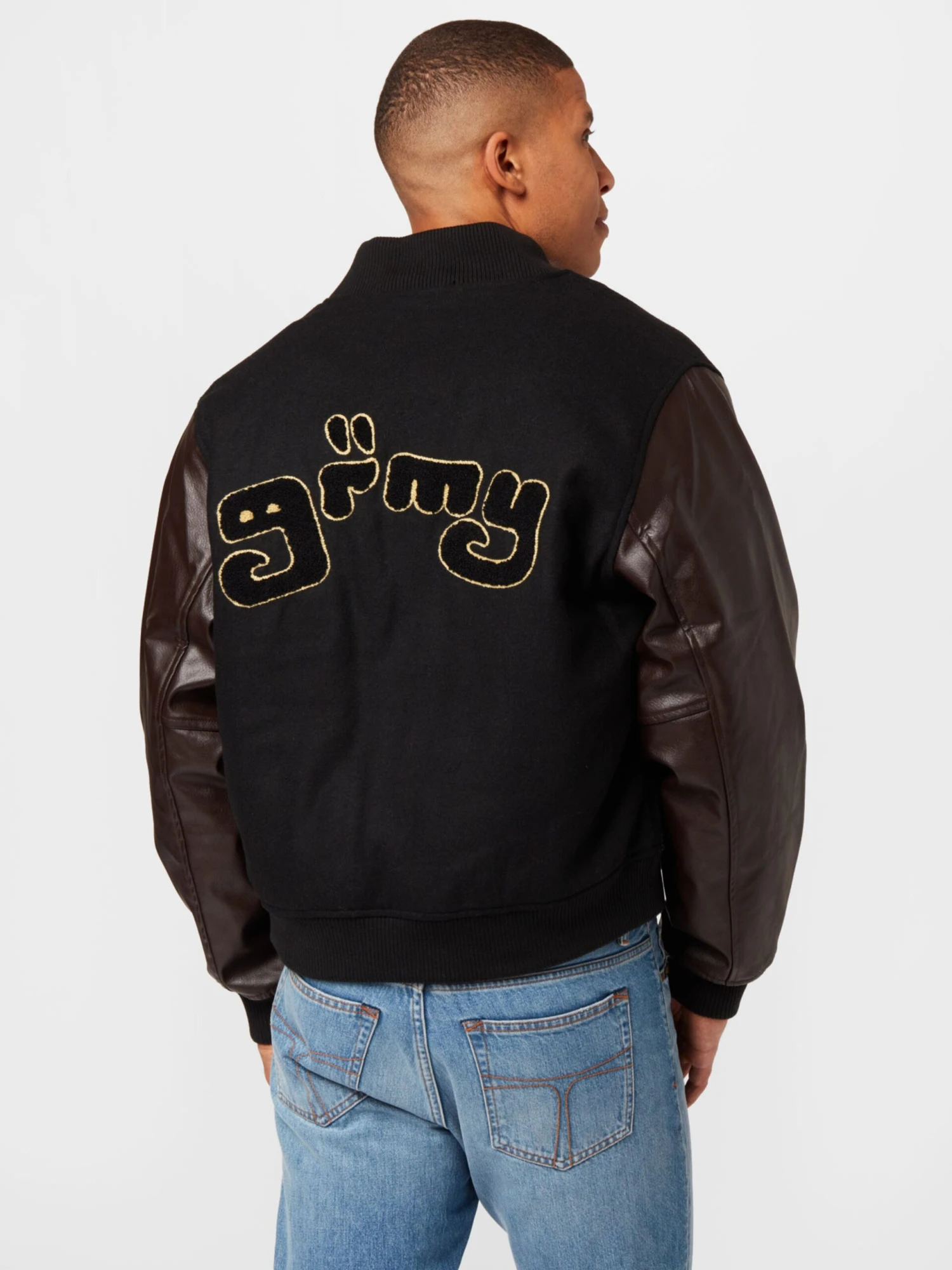 GRIMEY Leren Jassen Tussenjas LUST MANTRA Heren Zwart 6 GRIMEY Leren Jassen Tussenjas LUST MANTRA Heren Zwart - Afbeelding 4