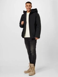 Jack Wolfskin Outdoor Jassen Functionele Jas TEMPELHOF Heren Zwart -Jack & Jones Winkel c96a12933924991178a1c714ee2fbde3