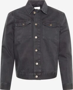 Solid Spijkerjassen Tussenjas Porto Heren Zwart