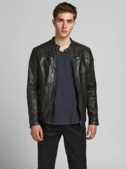 Jack & Jones Leren Jassen Tussenjas Essentials Liam Heren Zwart 7 Jack & Jones Leren Jassen Tussenjas Essentials Liam Heren Zwart -Jack & Jones Winkel cf61895d3754e2ea45871dae053a9c2d