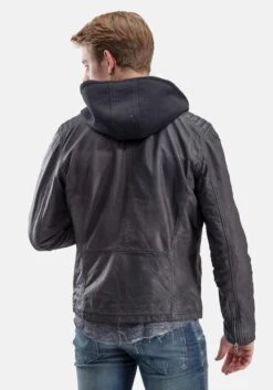 Leren Jassen Tussenjas Coolalee Heren Antraciet -Jack & Jones Winkel d2b71a98d9891a4bd90b8e3fe38dd808