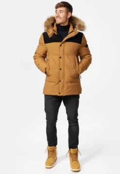 Indicode Jeans Parkas Winterparka Hexyl Heren Bruin -Jack & Jones Winkel d4787a517aadf8f7defbd521deb733e4