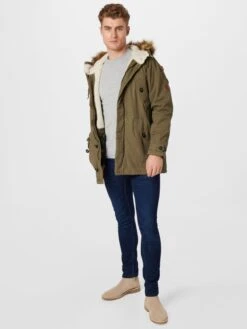 Indicode Jeans Parkas Winterparka Fann Heren Olijfgroen -Jack & Jones Winkel d88715e1b42b7b635b53118f79f449ca
