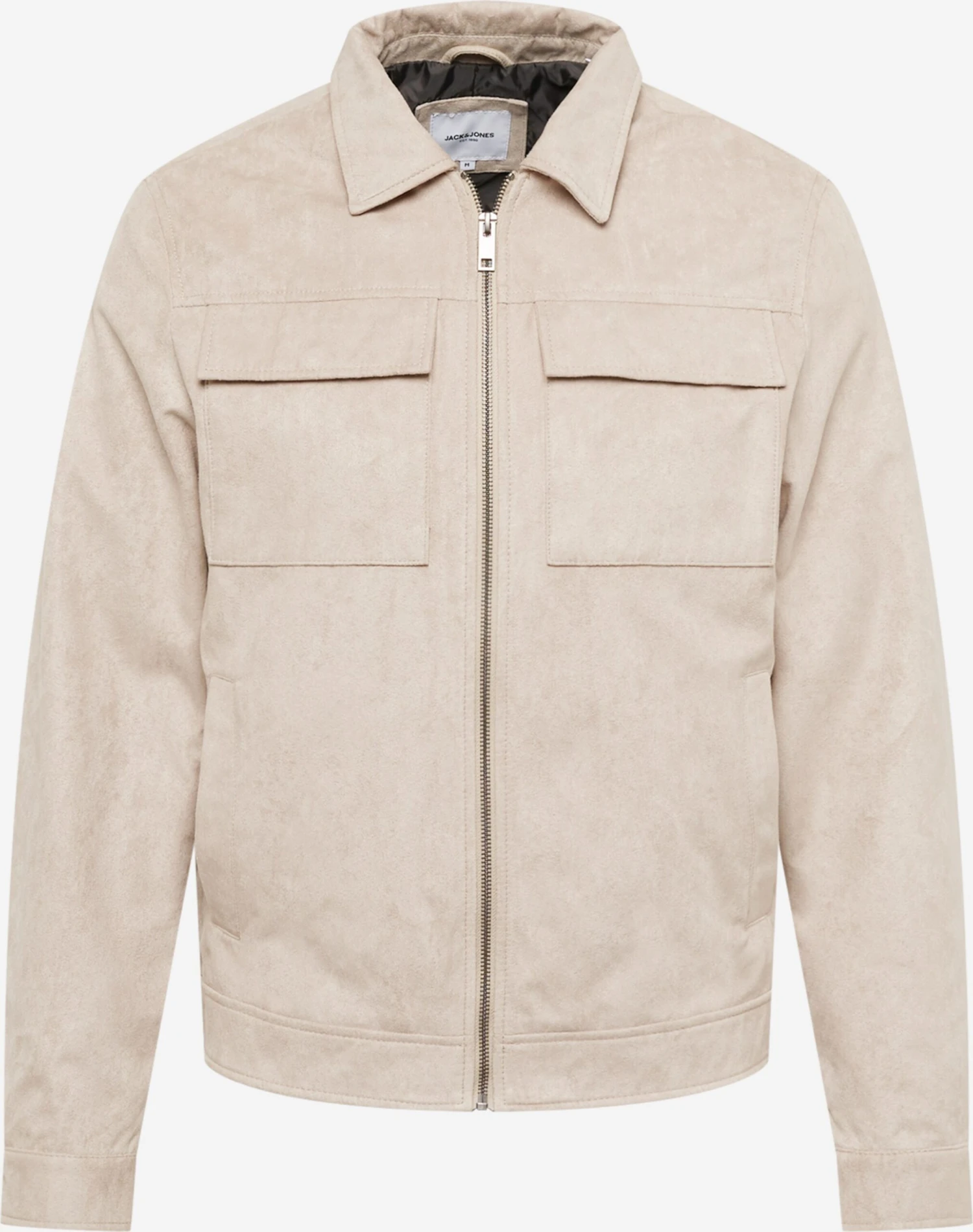 Jack & Jones Leren Jassen Tussenjas ROCKY PAYTON Heren Beige 3 Jack & Jones Leren Jassen Tussenjas ROCKY PAYTON Heren Beige