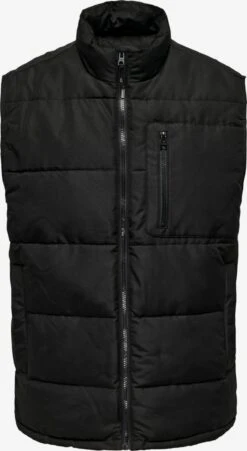 Only & Sons Bodywarmers Bodywarmer JAKE Heren Zwart