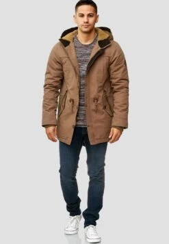 Indicode Jeans Parkas Winterparka Barge Heren Lichtbruin -Jack & Jones Winkel e0fd9ad58451f61b203ac3e0f0911cc3