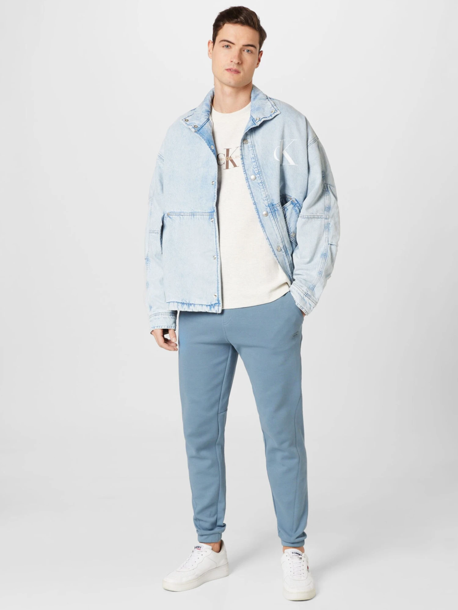 Calvin Klein Jeans Spijkerjassen Tussenjas Heren Lichtblauw 6 Calvin Klein Jeans Spijkerjassen Tussenjas Heren Lichtblauw - Afbeelding 4