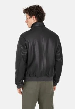 Leren Jassen Tussenjas Talib Heren Zwart -Jack & Jones Winkel e6831f70748246b6f412872601895065