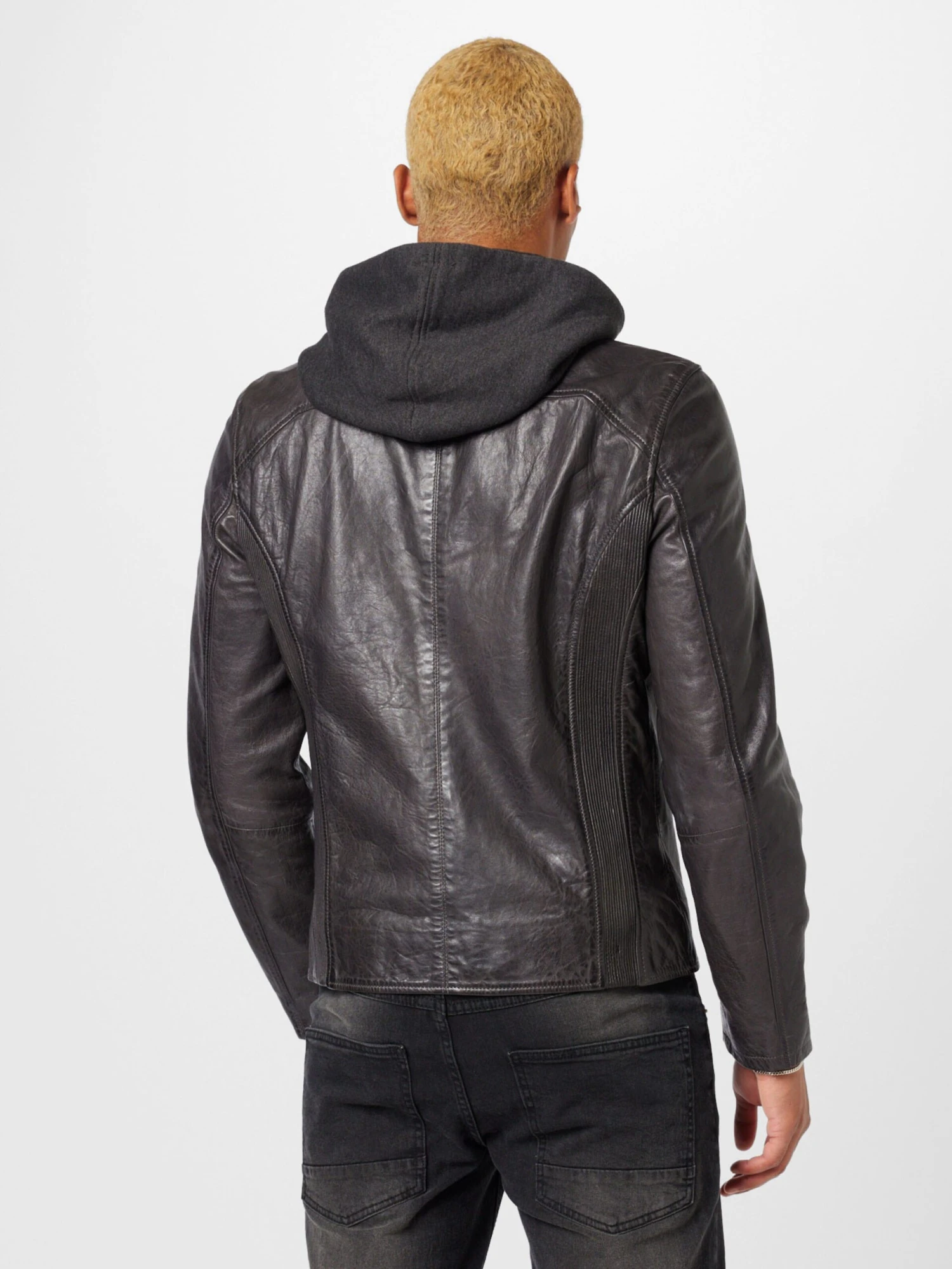 GIPSY Leren Jassen Tussenjas Splesh Heren Antraciet 6 GIPSY Leren Jassen Tussenjas Splesh Heren Antraciet - Afbeelding 4