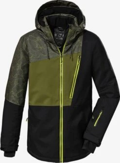 Killtec Winterjassen Winterjas Heren Olijfgroen / Donkergroen