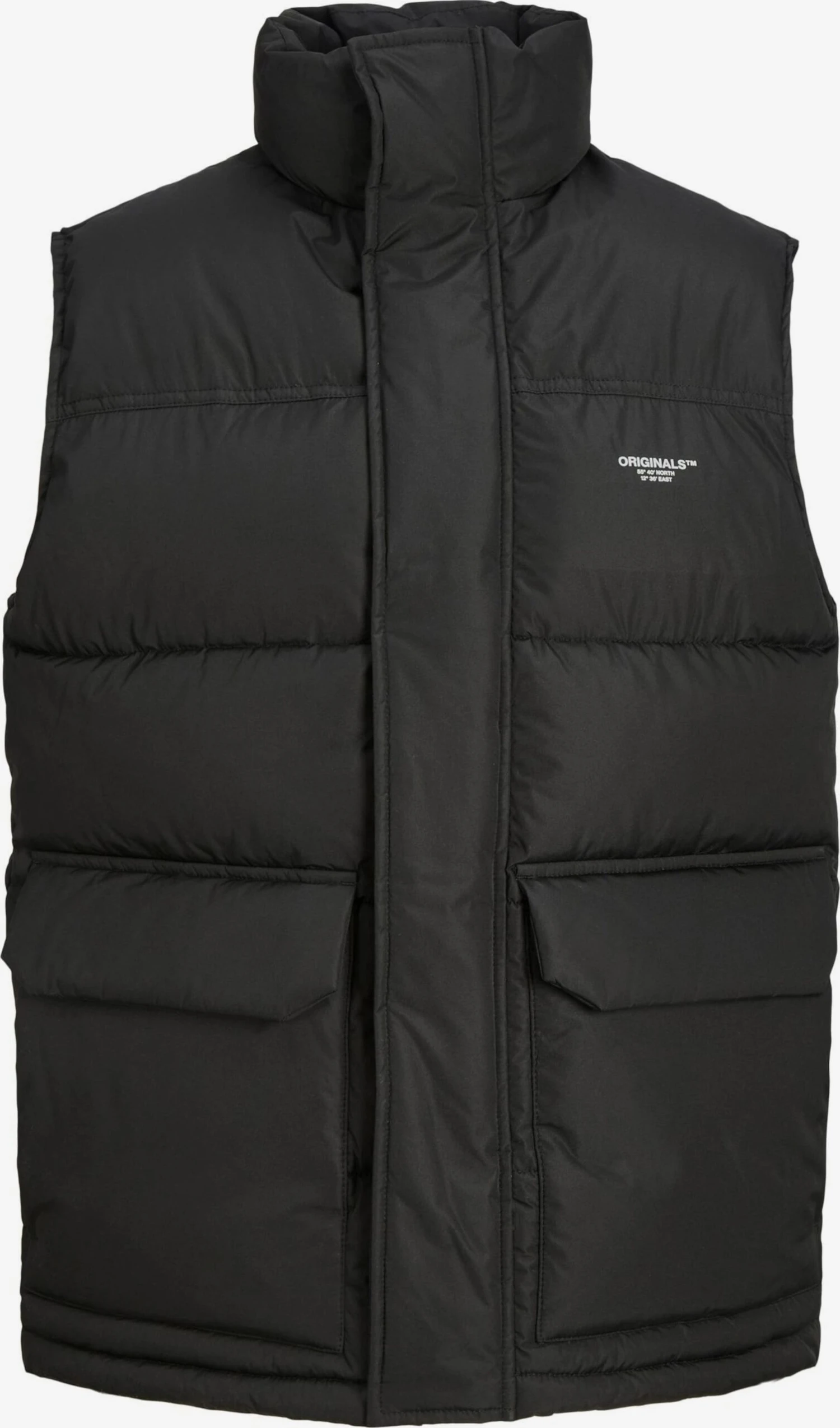 Jack & Jones Bodywarmers Bodywarmer Sence Heren Zwart 3 Jack & Jones Bodywarmers Bodywarmer Sence Heren Zwart