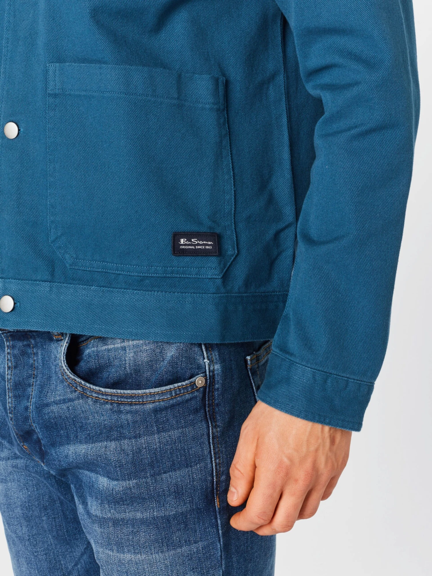 Ben Sherman Spijkerjassen Tussenjas Heren Indigo 4 Ben Sherman Spijkerjassen Tussenjas Heren Indigo - Afbeelding 2