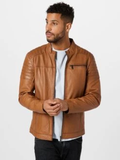 Maze Leren Jassen Tussenjas Rocha Heren Cognac -Jack & Jones Winkel eaef6d2eccec6029934cd57594ddf2ed