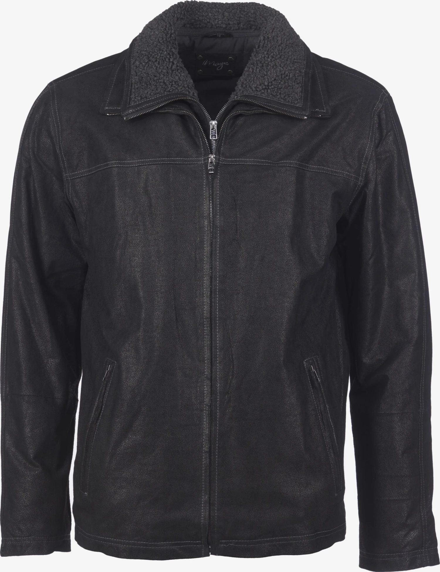 Maze Leren Jassen Tussenjas Martin-PR Heren Zwart 3 Maze Leren Jassen Tussenjas Martin-PR Heren Zwart