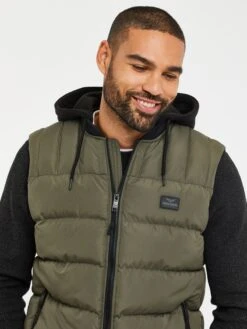 Threadbare Bodywarmers Bodywarmer Heren Kaki -Jack & Jones Winkel ef9601717dbc68371b4892e153c6de67
