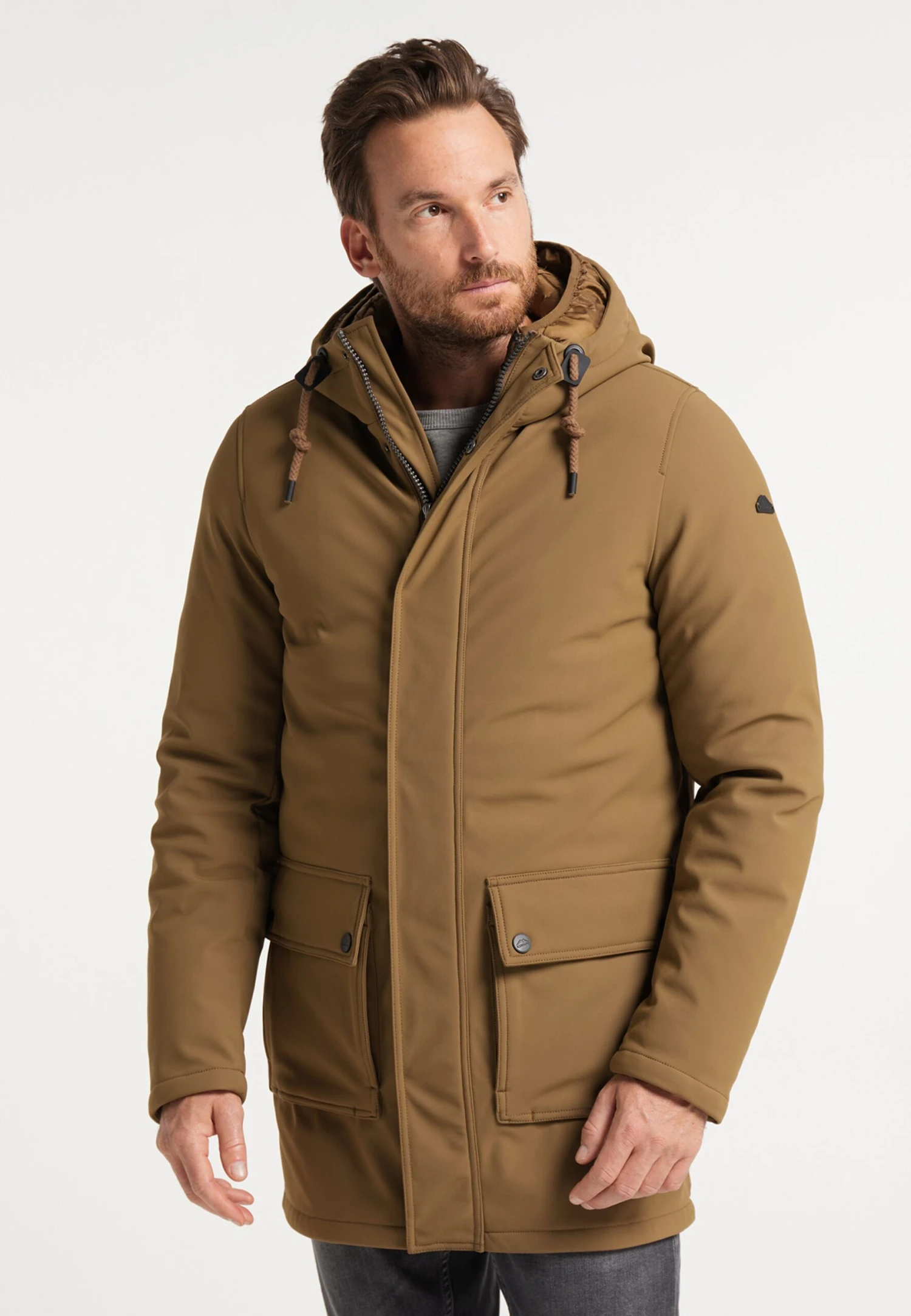 ICEBOUND Parkas Winterparka Heren Donkerbeige 4 ICEBOUND Parkas Winterparka Heren Donkerbeige - Afbeelding 2