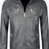 Maze Leren Jassen Tussenjas Flint Heren Grijs -Jack & Jones Winkel f519701c56cb3cf1f33f94cf994467c4