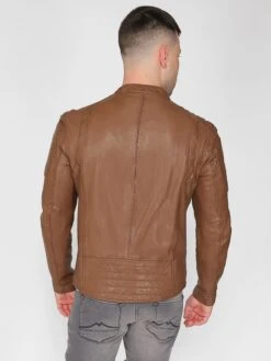 Mustang Leren Jassen Tussenjas 31021311 Heren Cognac -Jack & Jones Winkel f8bd54d80bd1a211c7f9bbb207395305