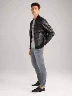 Joop Jeans Leren Jassen Tussenjas Icos Heren Zwart -Jack & Jones Winkel fb1873779d62b4503c44b9df68b4c3ad
