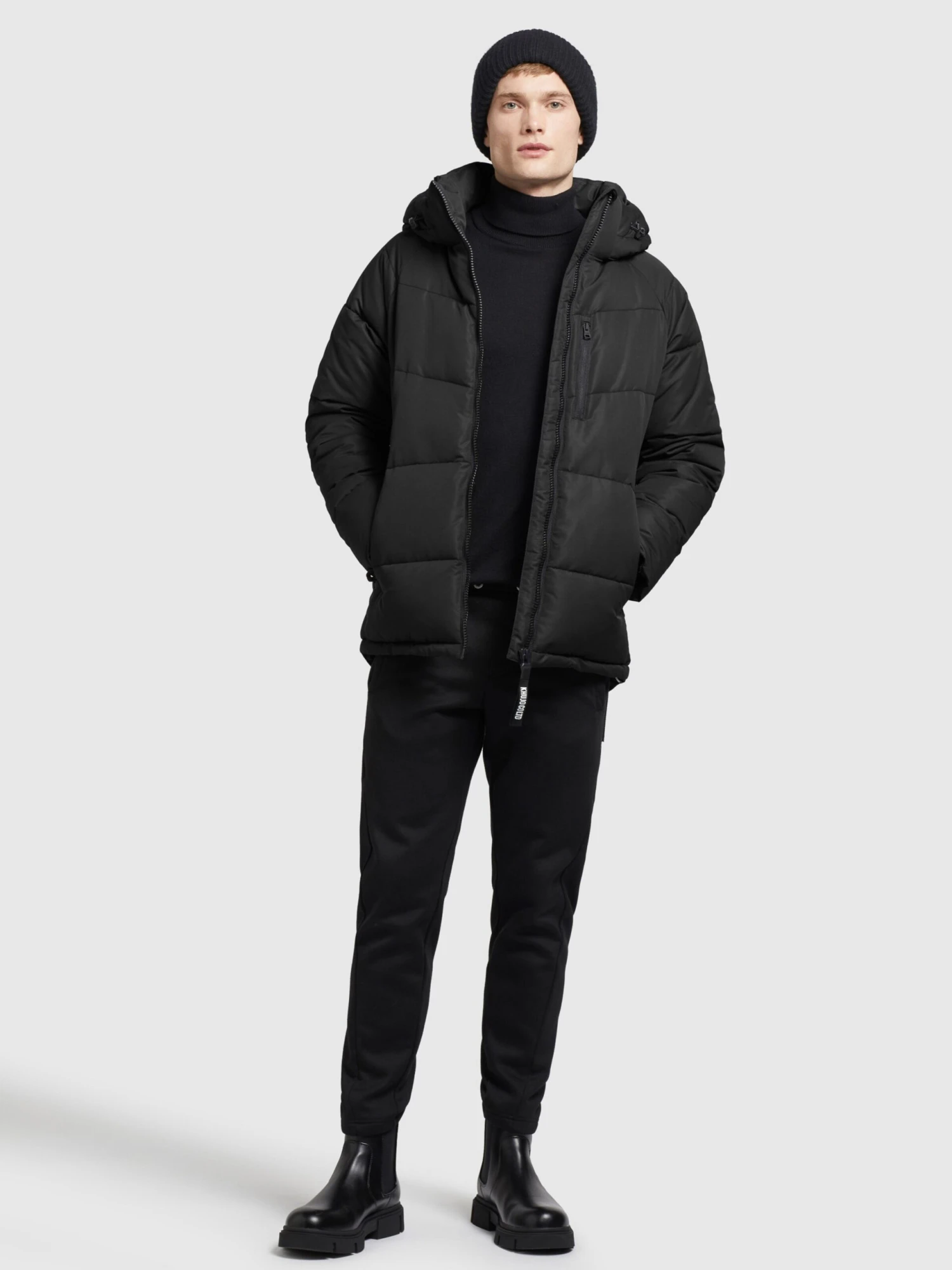 Khujo Winterjassen Winterjas Croon Heren Zwart 5 Khujo Winterjassen Winterjas Croon Heren Zwart - Afbeelding 3