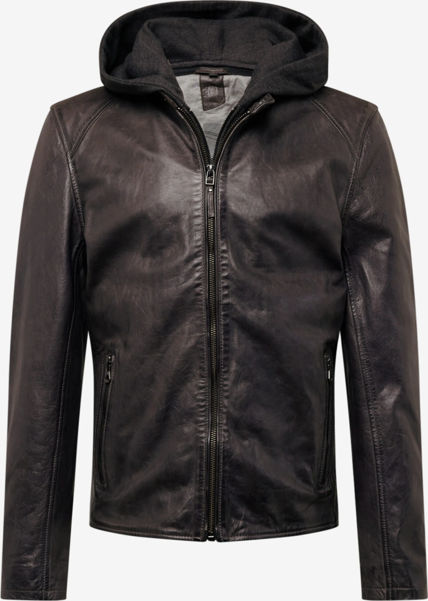 GIPSY Leren Jassen Tussenjas Splesh Heren Antraciet 3 GIPSY Leren Jassen Tussenjas Splesh Heren Antraciet