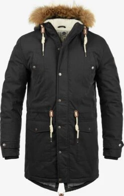 Parkas Winterparka SOLID Dry Parka Heren Zwart