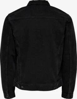 Only & Sons Spijkerjassen Tussenjas Duke Heren Zwart -Jack & Jones Winkel ff4e91b13ddfedf457a782a3e8dcbde7